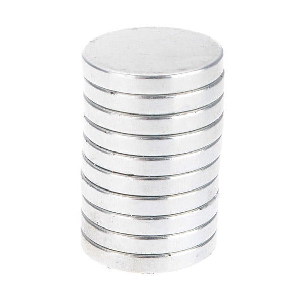 10Pcs N35 20mmx3mm Disc Strong Rare Earth Neodymium Magnets