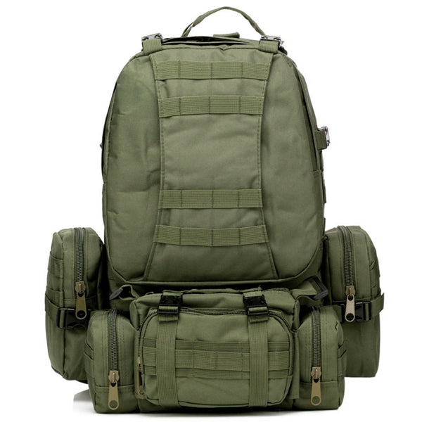 50L 600D Military Nylon Outdoor Sports Rucksack Backpack Camping Hiking Camouflage Shoulder Bag Pack