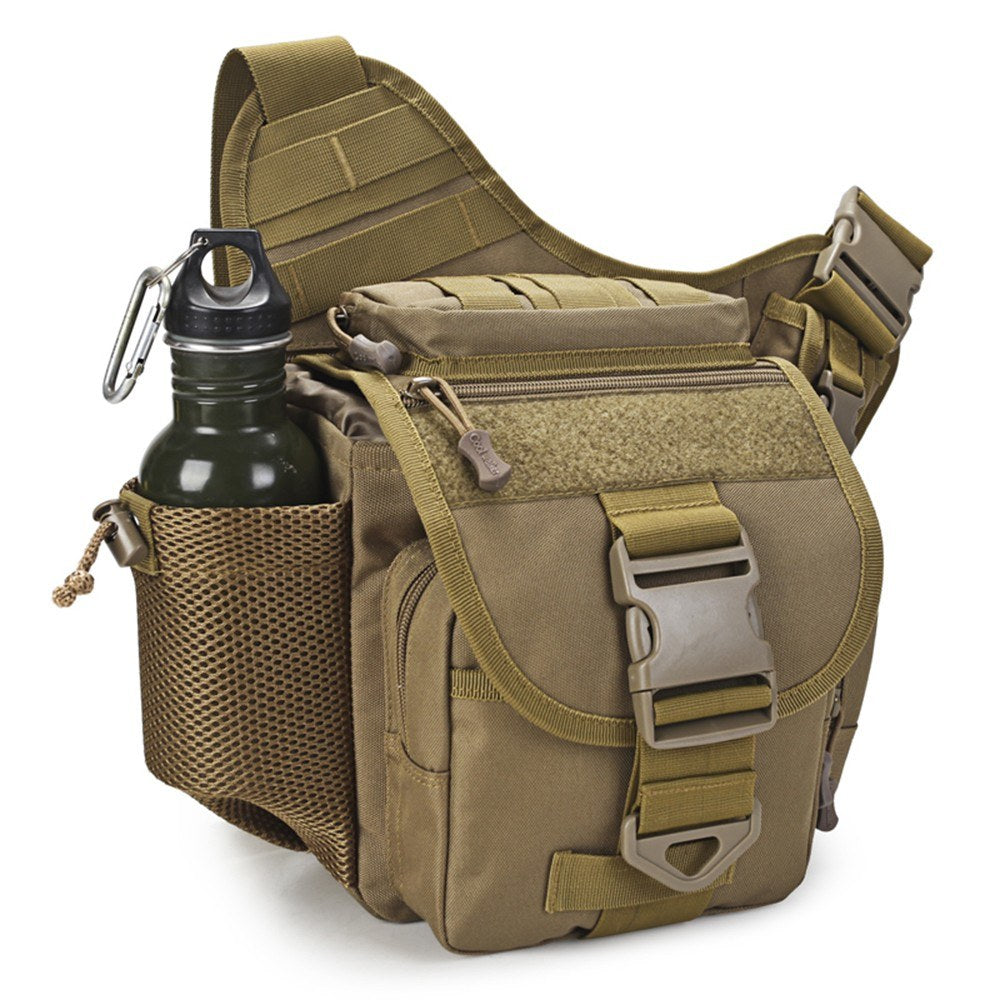 Outdoor Saddle Bag SLR Camera Multifunctional Single Shoulder Water-resistant Backpack Camouflage