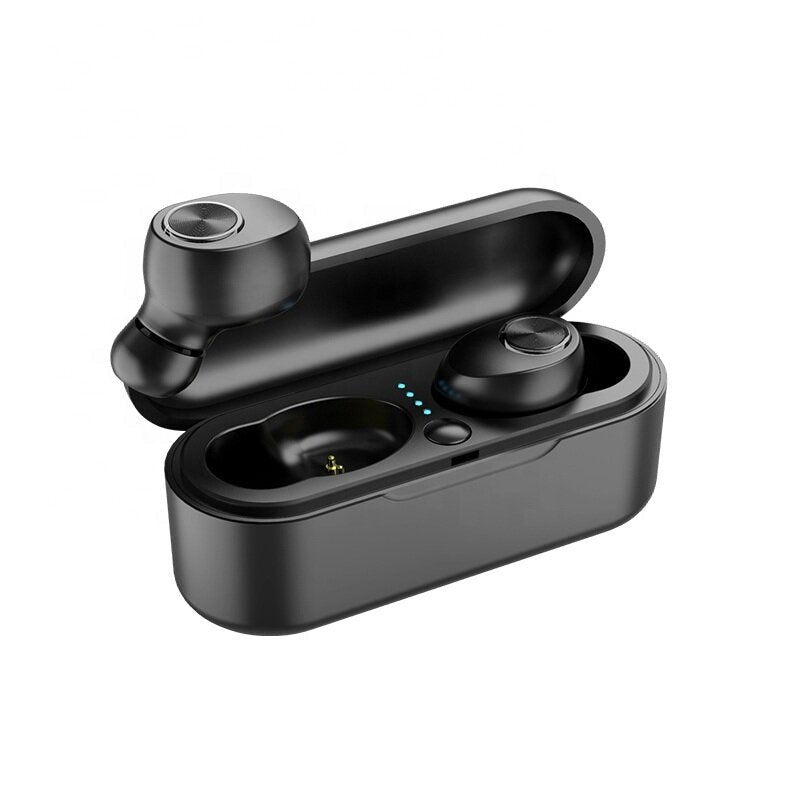 TWS Bluetooth Earphone Mini Portable Stereo Headphone HD Calls Light Sport Headset with iOS Hu