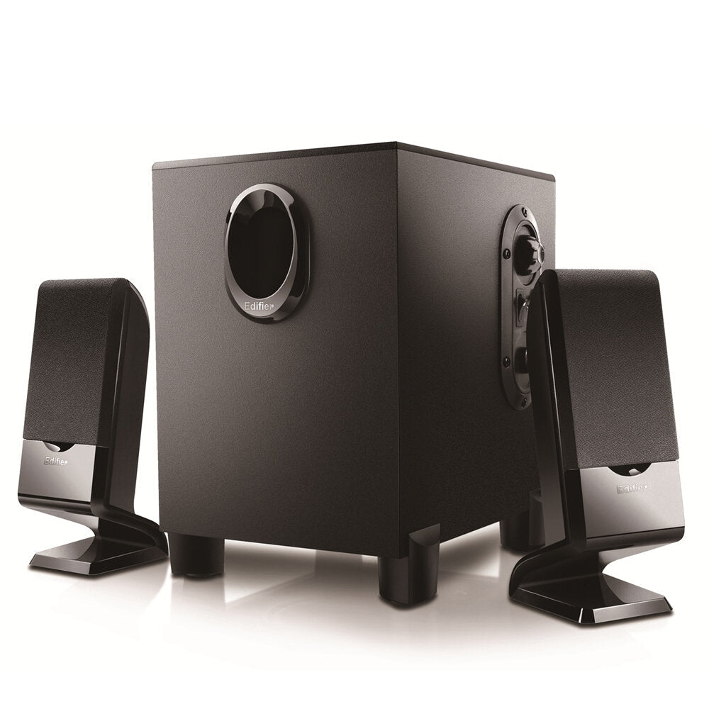 2.1 Channel Multimedia Speaker MDF 4-inch Subwoofer Hi-Fi Stereo Bass 3.5mm Audio Computer Speakers with EU Plug