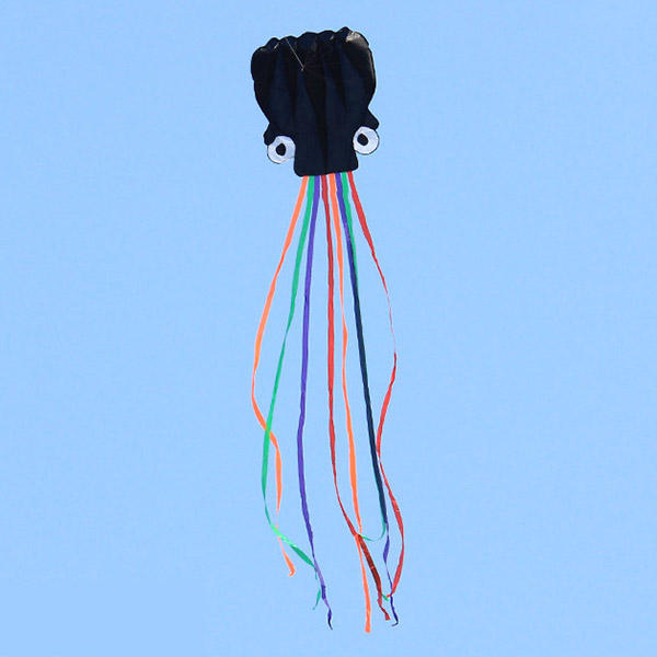 4m Octopus Soft Flying Kite with 200m Line Kite Reel 6 Colors