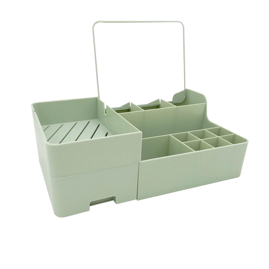 Makeup Mirror Cosmetic Storage Box Multifunctional Drawer Storage Box