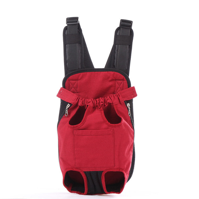 Hands-Free Front-Facing Dog Carrier Bag Pet Backpack Carrier for Walking