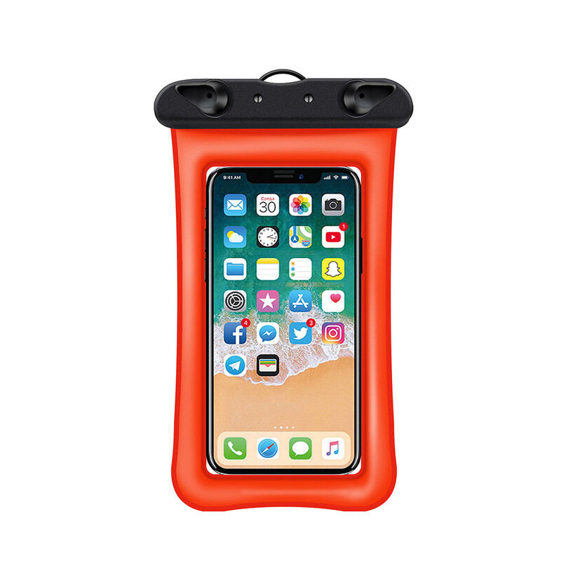 6 Inch Waterproof Mobile Phone Bag Holder Pouch For iPhone X Outdoor Float Swimming