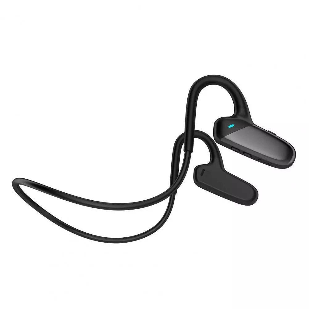 Bone Conduction Wireless Headset Bluetooth 5.0 Hi-Fi Ear Hook Sports Earphone for Cycling Running Fitness Climbing Driving