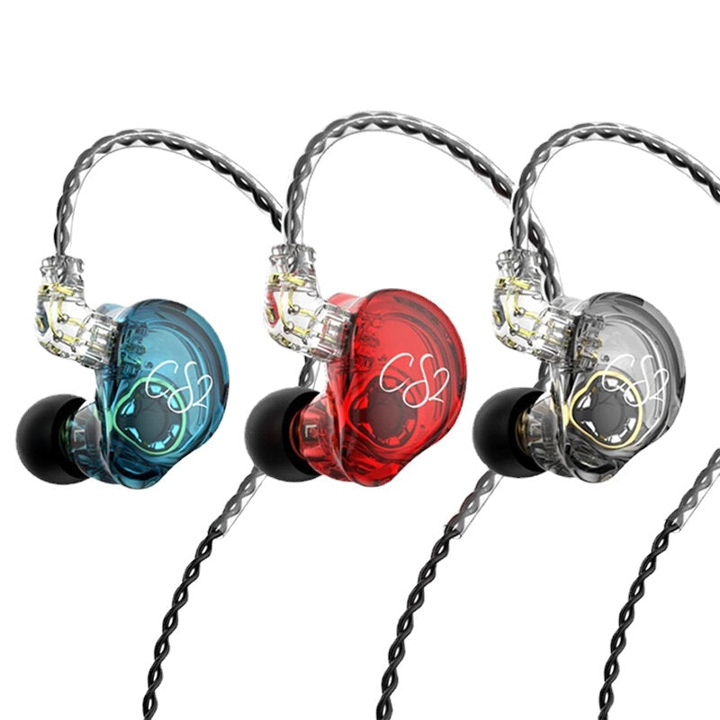 Heavy Bass Wired Earphones Sports Noise Cancelling Heavy Bass Earbuds Hi-Fi Music Headset for Mobile Phone In-ear Earphones