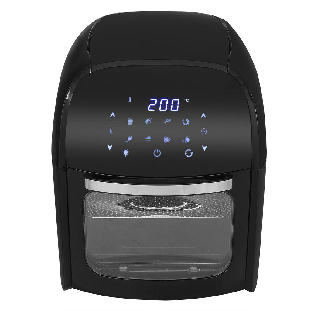 Air Fryer 2L 1800W Smart Oven Toaster Rotisserie Dehydrator Countertop 220V