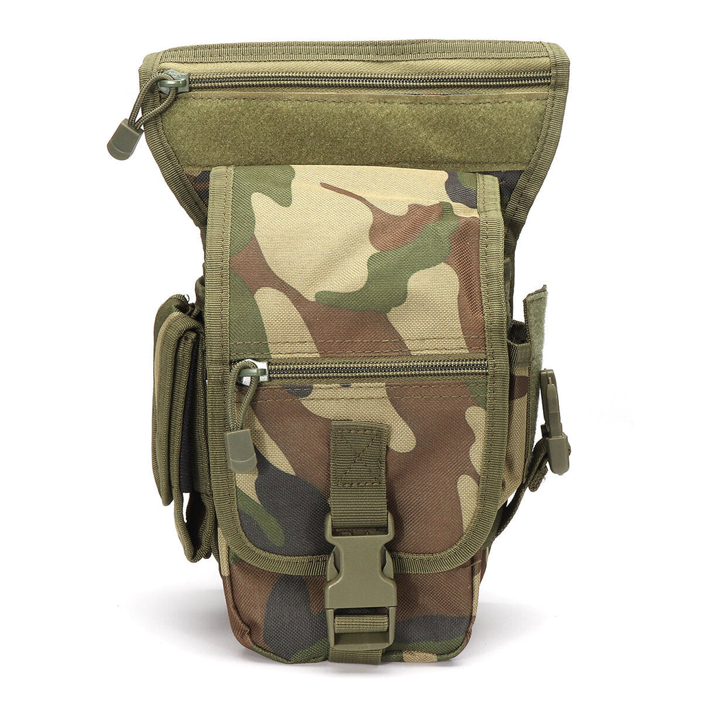 Multi Functional Tactical Military Leg Bag Waterproof Mini Outdoor Sports Waist Bag Travel Hiking Camouflage Pouch for Men Women