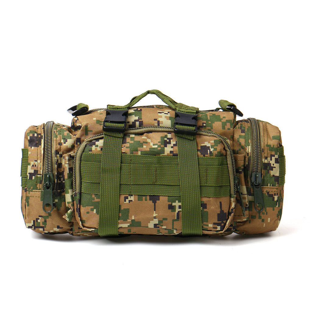 600D Oxford Cloth Waist Bag Waterproof Tactical Pouch Shoulder Bag Handbag Outdoor Camping Hunting