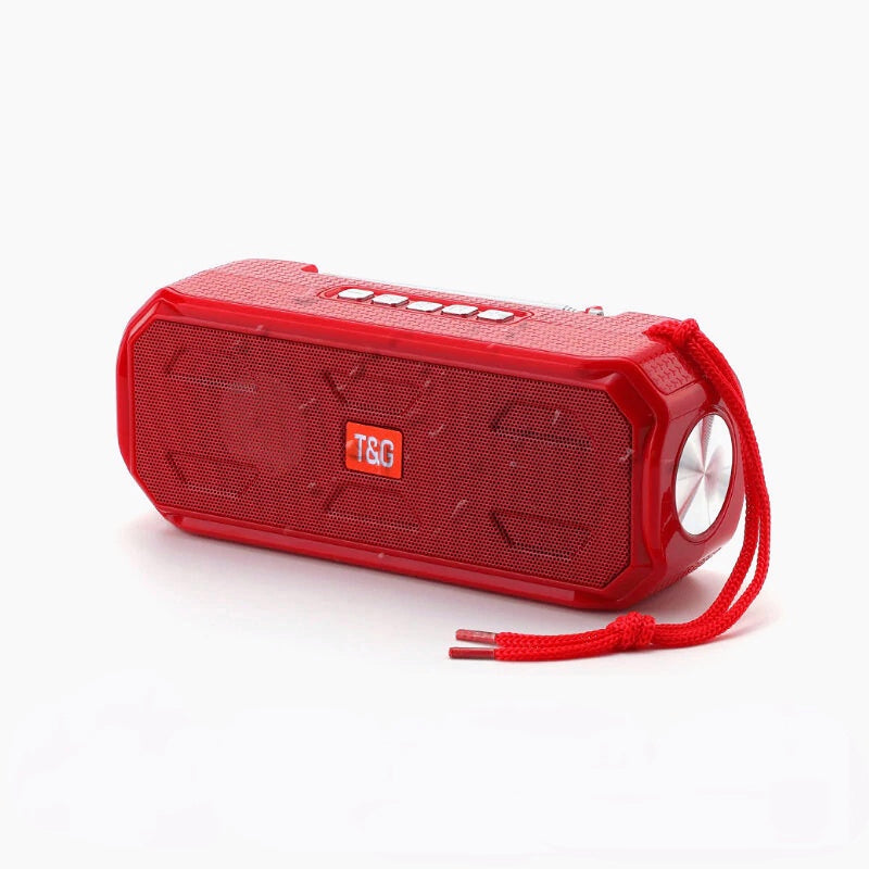 Bluetooth Speaker Stereo Bass Music Box Support TF FM Radio USB AUX With Flashlight Portable Outdoor Speaker