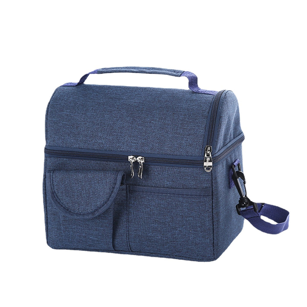 Portable Insulated Food Lunch Bag Cooler Box Picnic Bag Travel Carry Tote Shoulder Bag