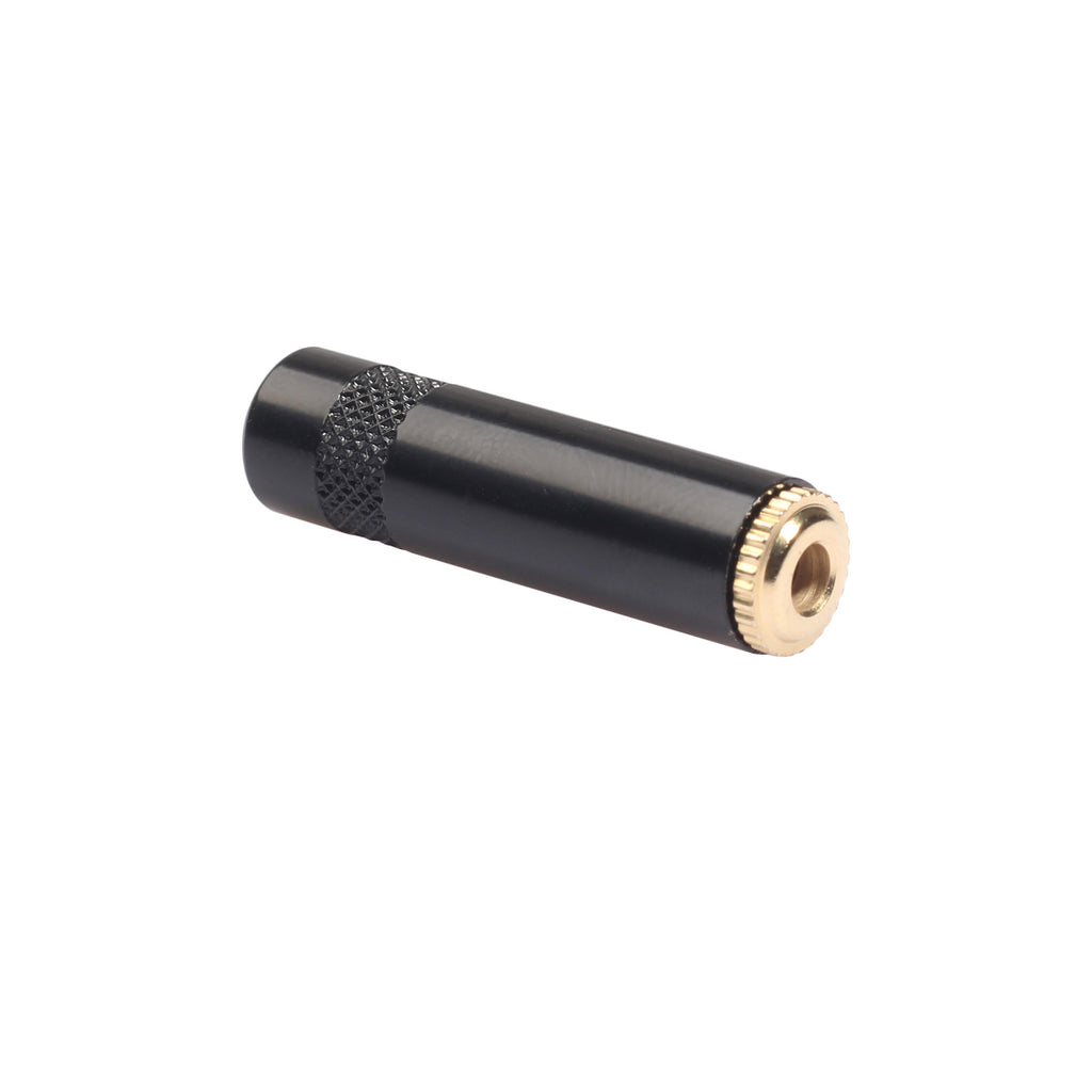 Earphone Audio Connector 5/10 packs 3.5mm Black Female Jack Gold Plated Wire 3 Pole Stereo Socket Connector