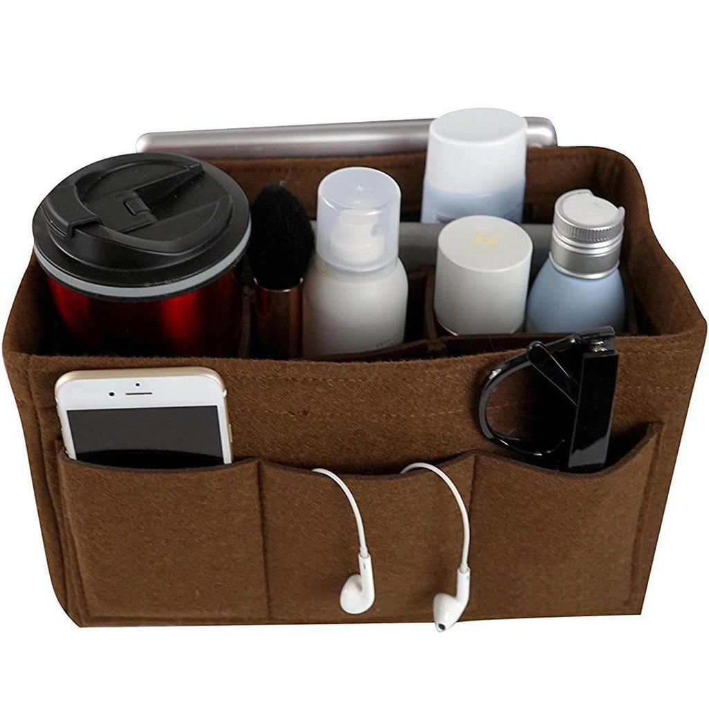 Felt Insert Bag Multi Pockets Cosmetics Organizer