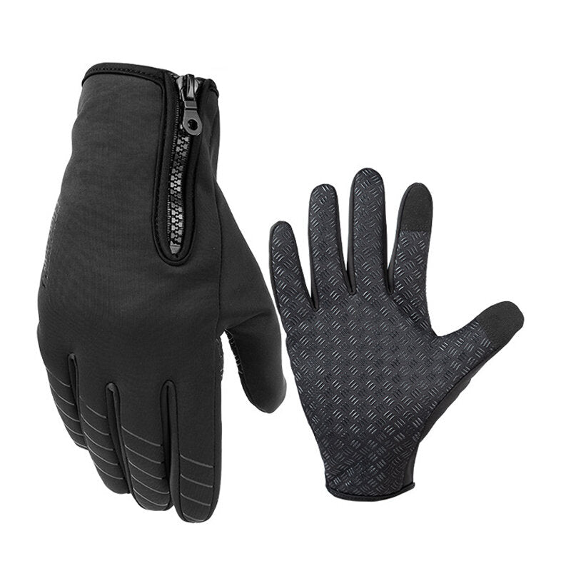 Full Finger Cycling Motorcycle Bike Windproof Gloves Touch Screen Anti-slip Ride Bicycle