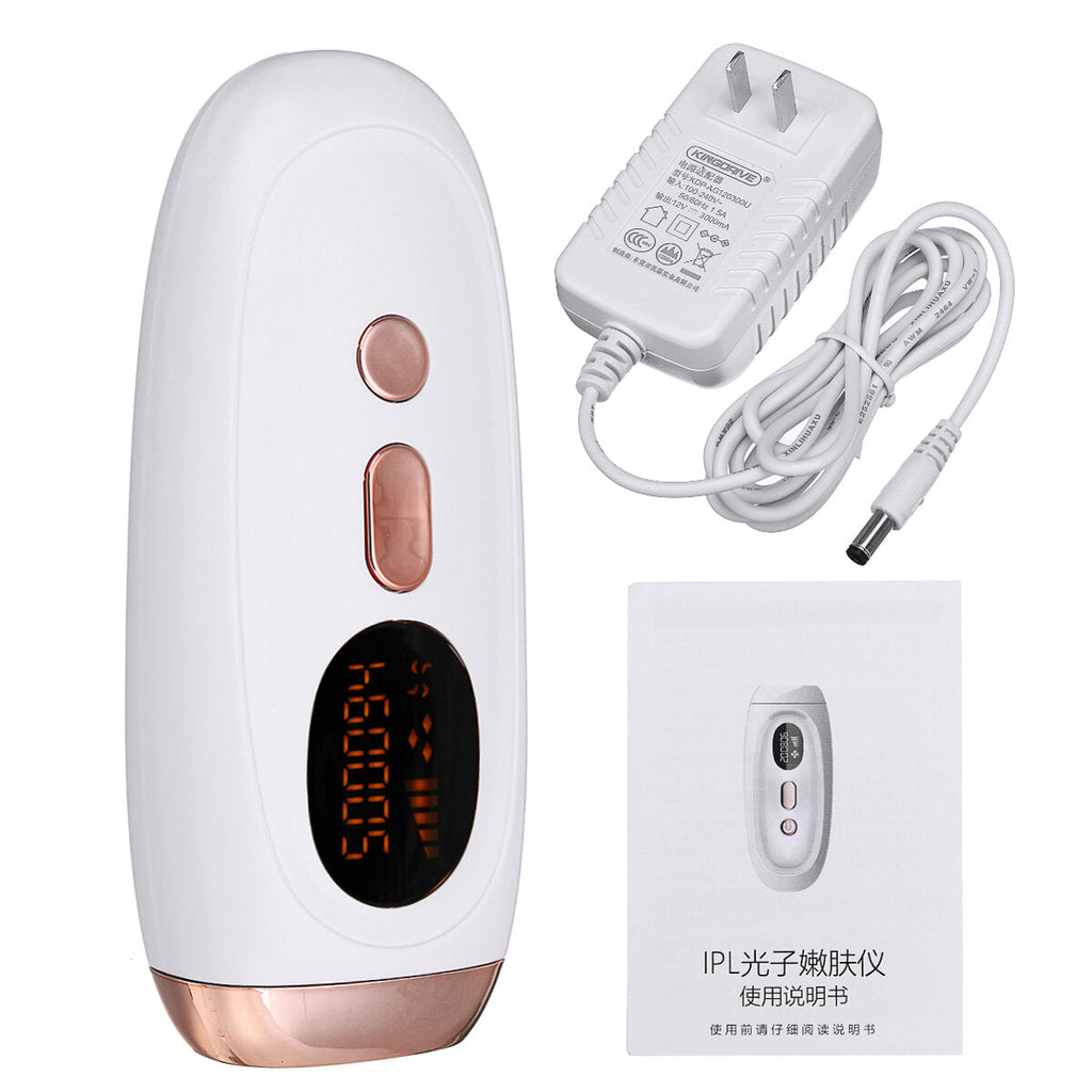 500000 Flashes IPL Painless Laser Hair Removal Device 5 Gears Permanent Face Hair Remover Epilator