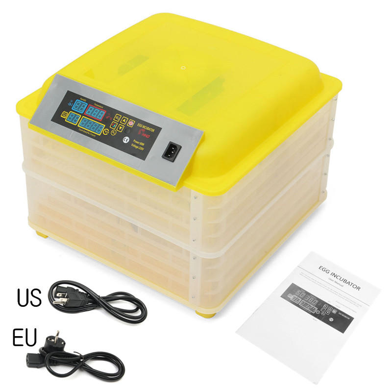 Digital Automatic 112 Eggs Incubator Egg Hatching Machine Incubator US EU Plug Chicken Bird