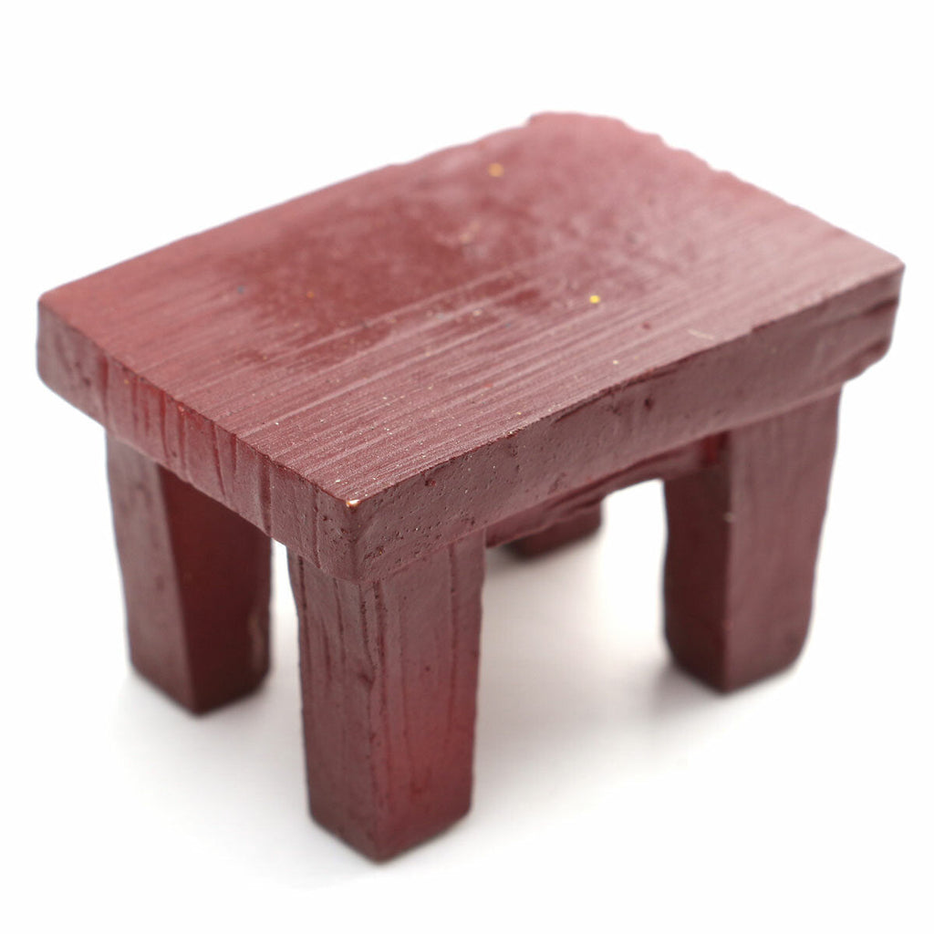 Mini Resin Stool Chair Desk Figurine Micro Landscape Ornament Gardening Decoration DIY Bonsai Craft