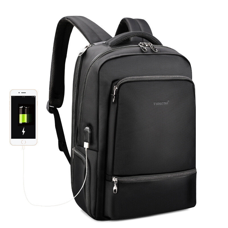 22L USB Backpack Waterproof 15.6inch Laptop Bag Sports Travel Hiking Climbing Rucksack