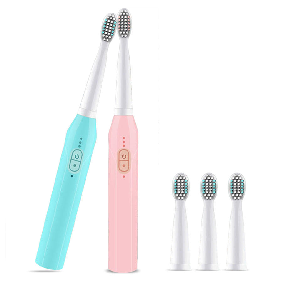 3 Brush Modes Essence Sonic Electric Wireless USB Rechargeable Toothbrush IPX7 Waterproof