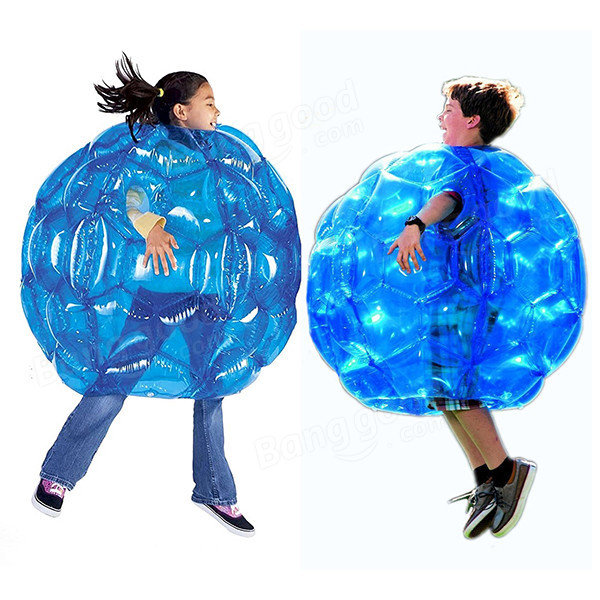 Inflatable Body Bumper Balls PVC Air Bubble 90cm Outdoor Children Game Football Soccer