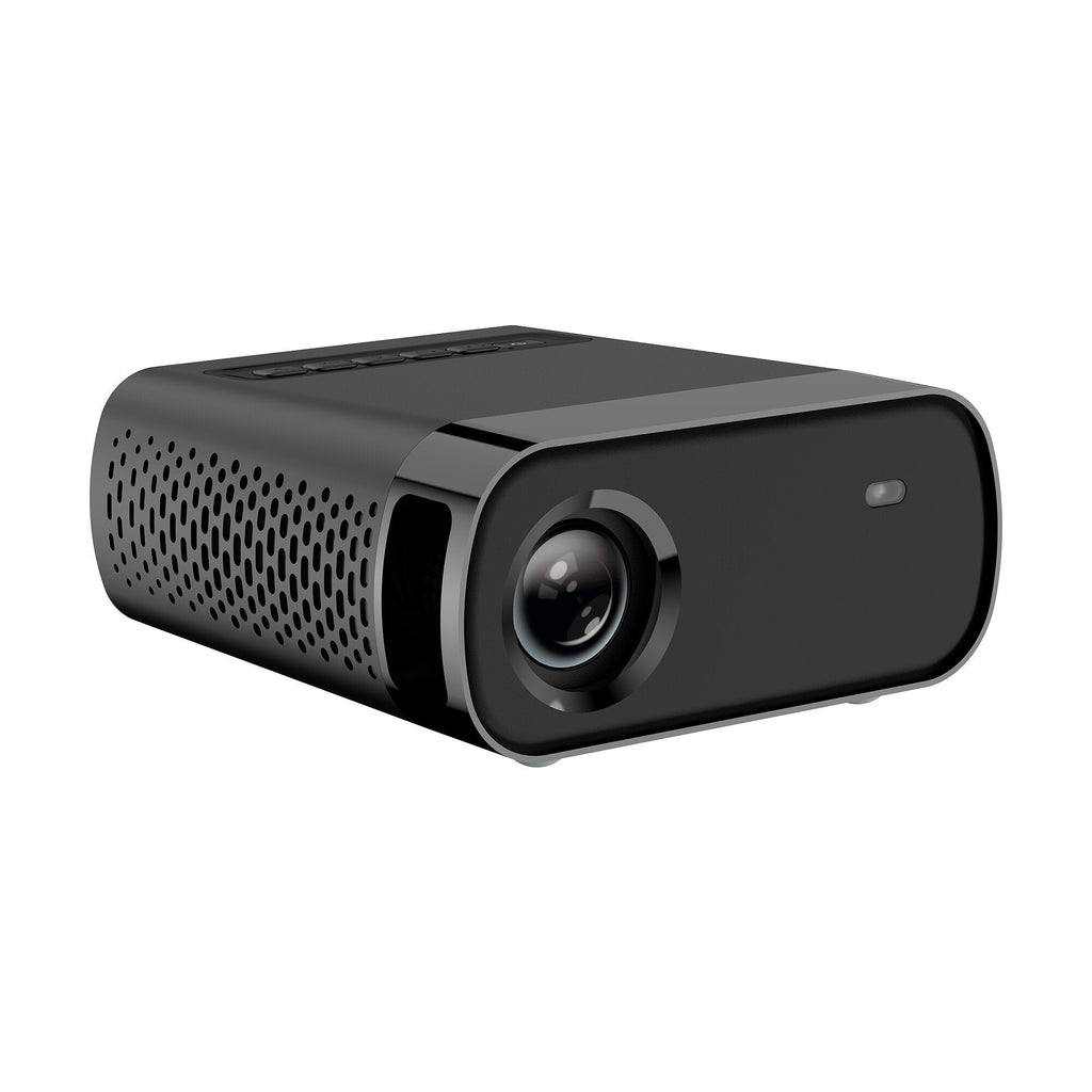 Mini LED Projector 1800Lumens 2000:1 Contrast Ratio 4K 1080P Supported EU Plug Outdoor Movie Home Theater