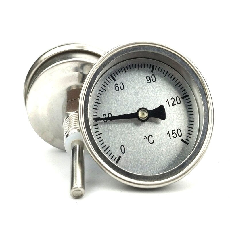 Metal Thermometer Stainless Steel Material Battery-free Waterproof Liquor Making Accessories