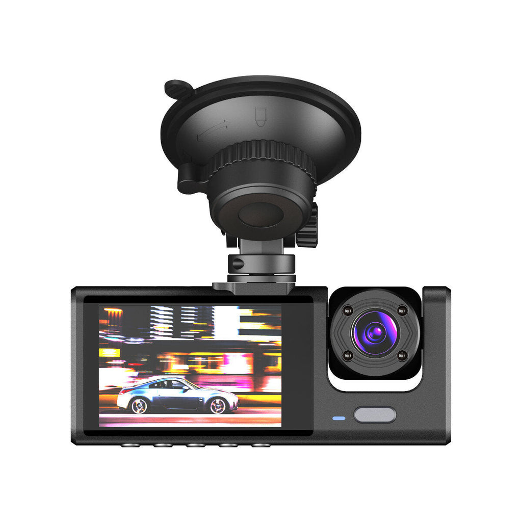 2 Inch Dash Cam 3-way HD 1080P Three-lens Parking Monitor with Night Vision Car DVR