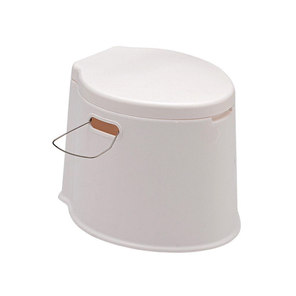 Multifunctional Mobile Toilet PP Board And Barrel Connected Bearing 100KG 5L