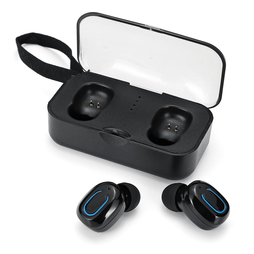 TWS Wireless Earbuds Bluetooth 5.0 Earphone Mini Portable Stereo Headphone with Mic for iPhone