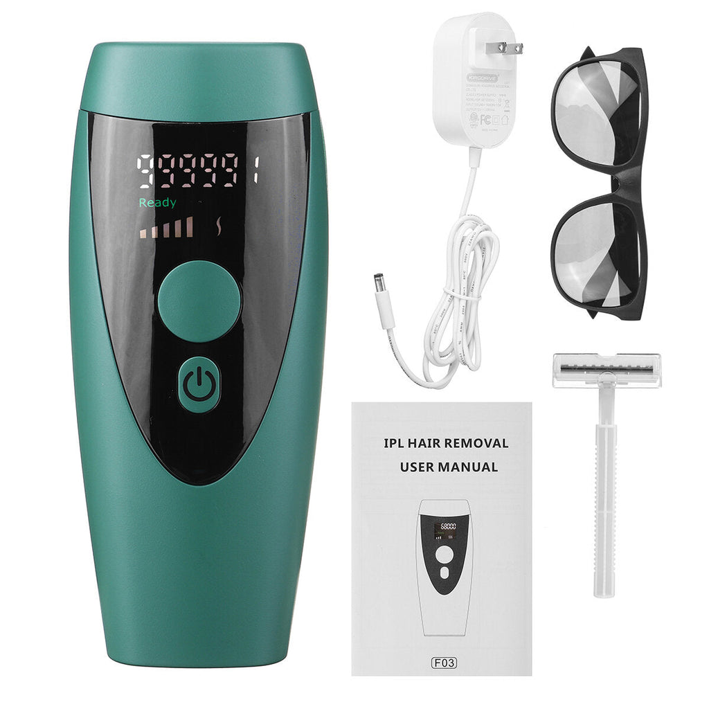 500000 Flash IPL Laser Hair Removal Machine Permanent Epilator Facial Bikini Hair