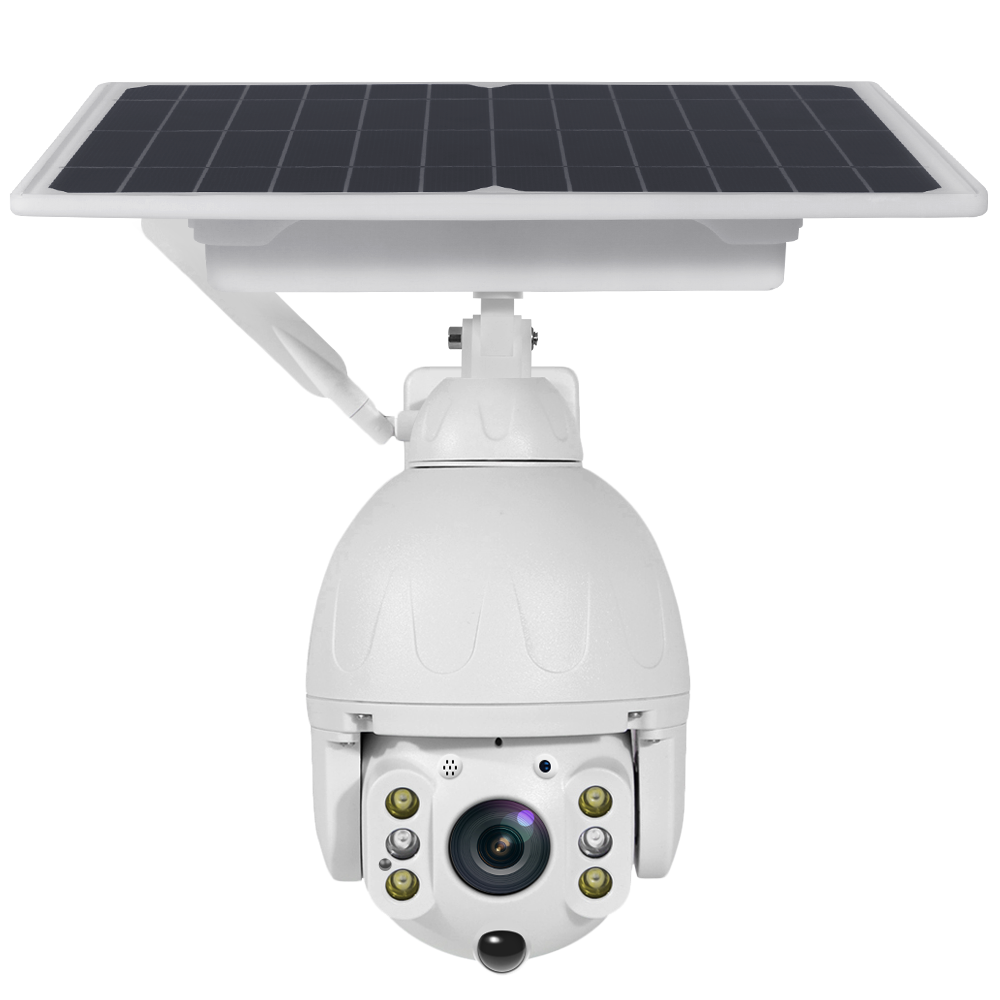 4G/Wifi Low Power Solar Camera 1080P HD Two-way Audio Voice Alarm Solar Panel Outdoor Monitoring Waterproof Camera