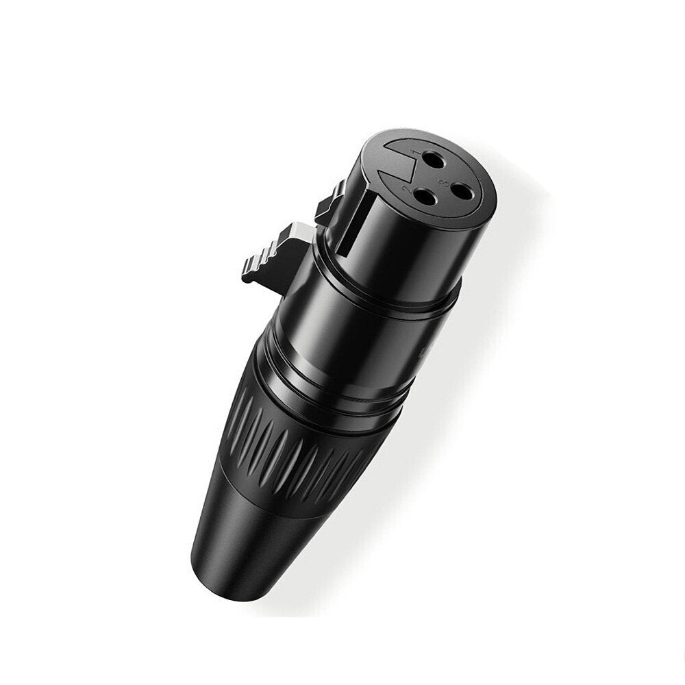 3 Pin XLR Female Male Adapter Connector XLR Mic Snake Plug Microphone Speaker Audio Connector AV162