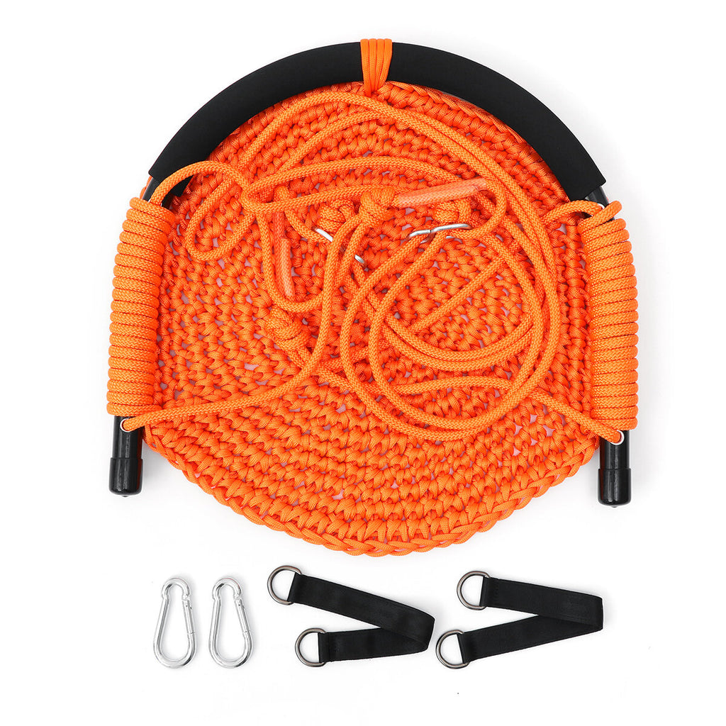 Children's Weaving Swing Rope Net Hammock Baby Family Hanging Chair For Outdoor Garden Backyard Toys