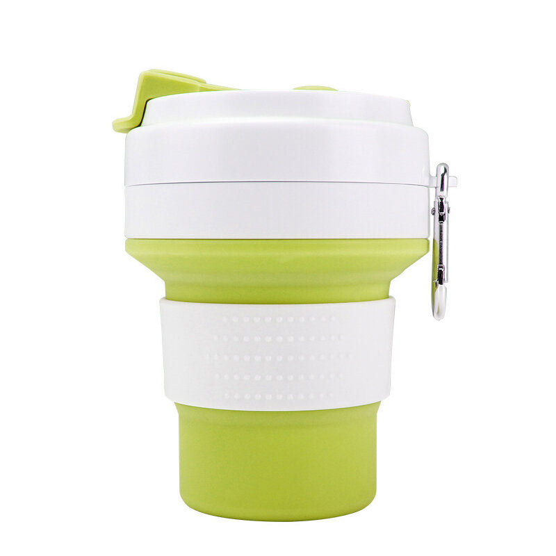 350ml Silicone Folding Cup Portable Telescopic Water Drinking Bottle Coffee Mug