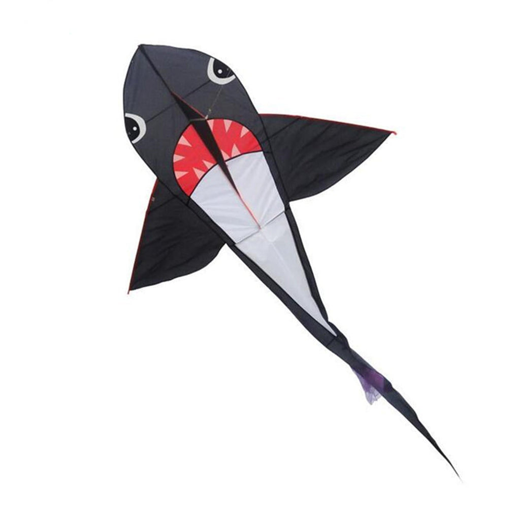 55/77 Inches Big Size Shark Kite Kid Outdoor Play Toys Without Line Winder