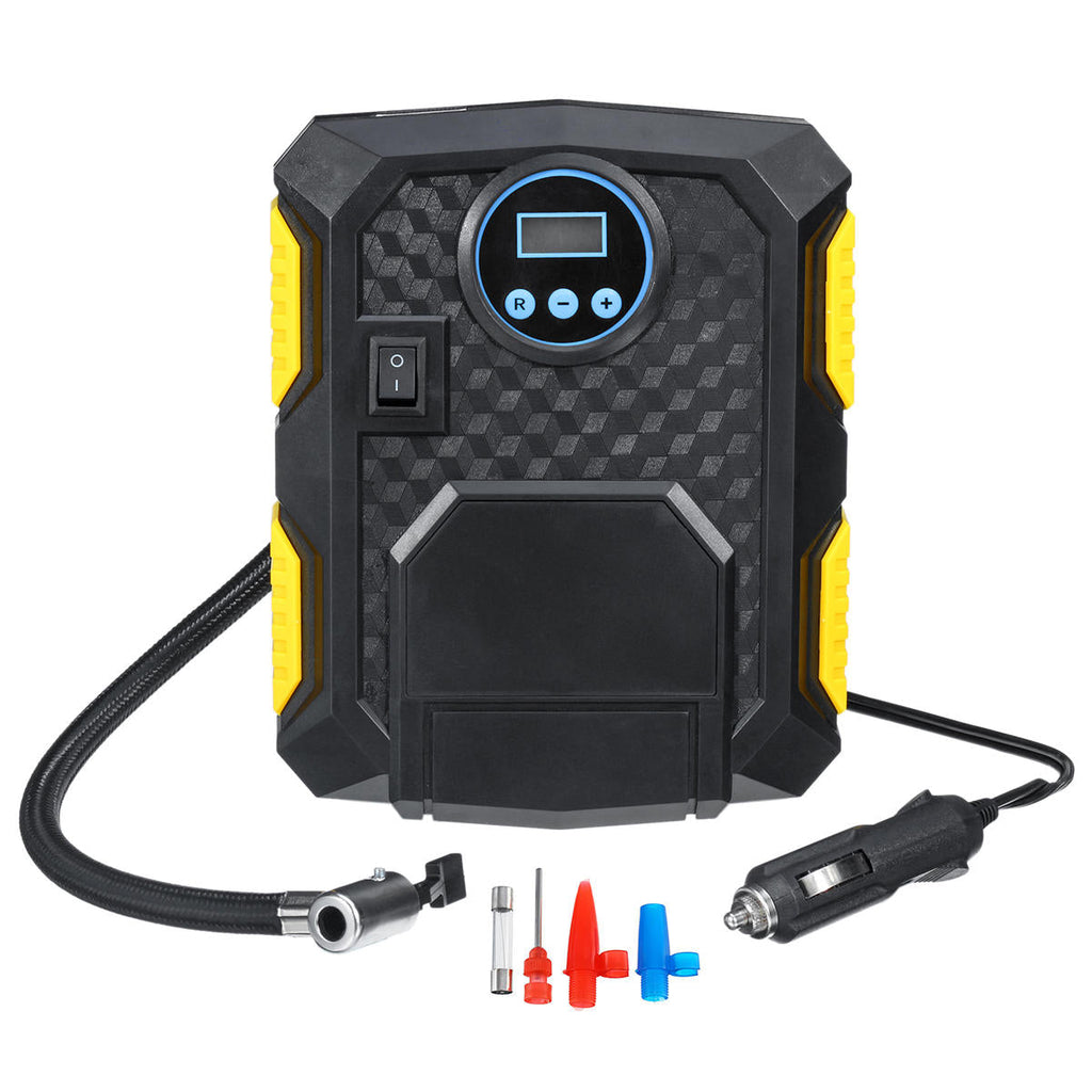 Tire Inflator Air Pump Compressor Electric Portable 12V 150PSI w/ LED Light