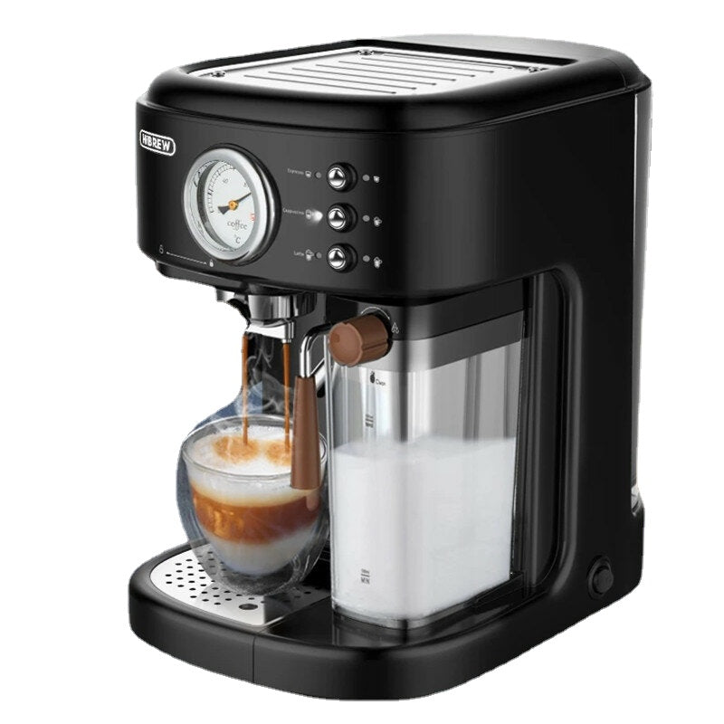 Powder/Pod dual-use Coffee Espresso Maker 20Bar Espresso Coffee Machine Inox Case Semi Automatic