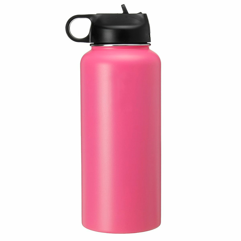 Women 946ML Portable Stainless Steel Thermos Vacuum Cup Outdoor Camping Traveling Water Bottle 32 Ounce Men Sports Water Cup