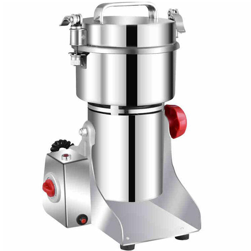 800A 2500W 800g Electric Grains Spices Cereal Dry Food Grinder Mill Grinding Machine Stainless Steel Blender