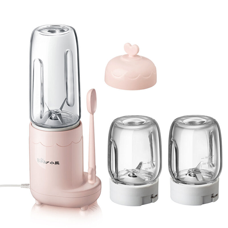 200W 220V Portable Multi-functional Baby Food Blender Juicer Machine Meat Grinder with 3 Cups