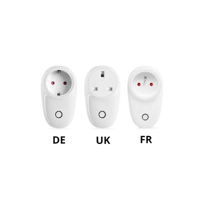 Smart Socket Wireless Plug Power Sockets Smart Home Switch Work With Alexa Google Assistant IFTTT,S26R2ZB 13A 16A DE UK FR ZB