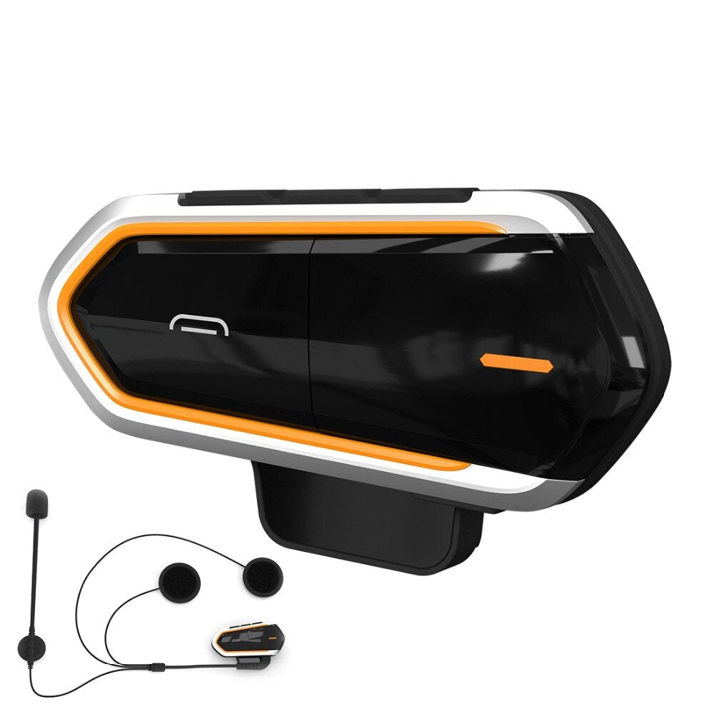 Bluetooth Helmet Motorcycle Headset Interphone Earpiece Motorbike Outdoor Waterproof for Walkie Talkie