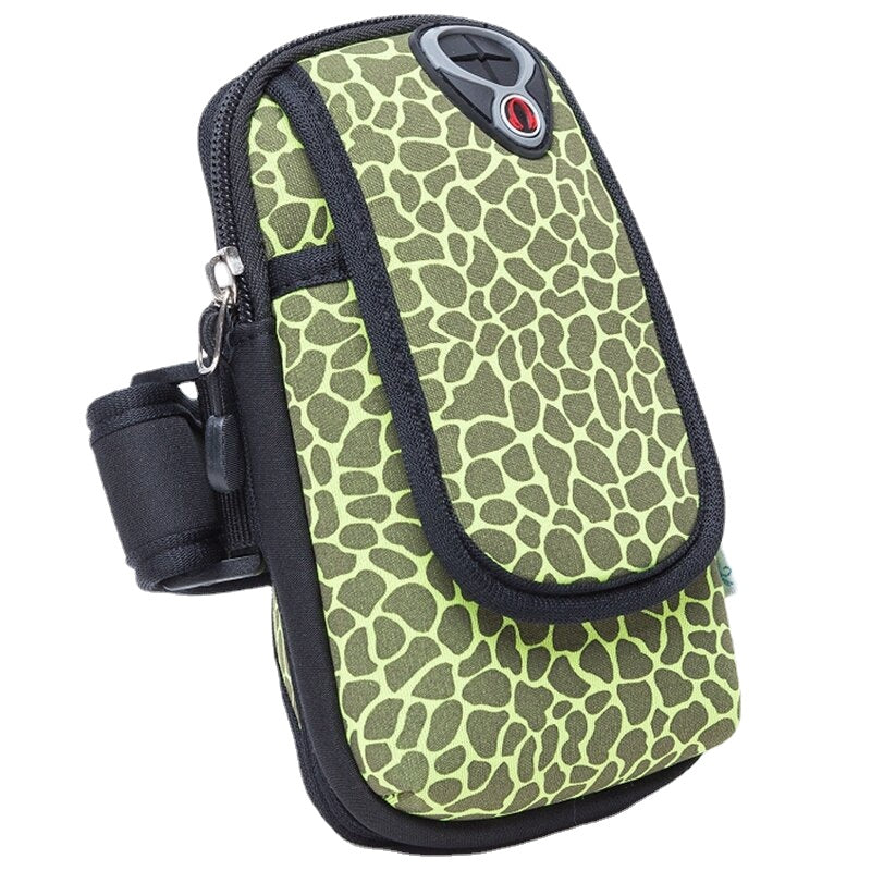 Outdoor Sports Arm Bag Wrist Arm Bag Mobile Phone Package Camouflage Printing Shockproof