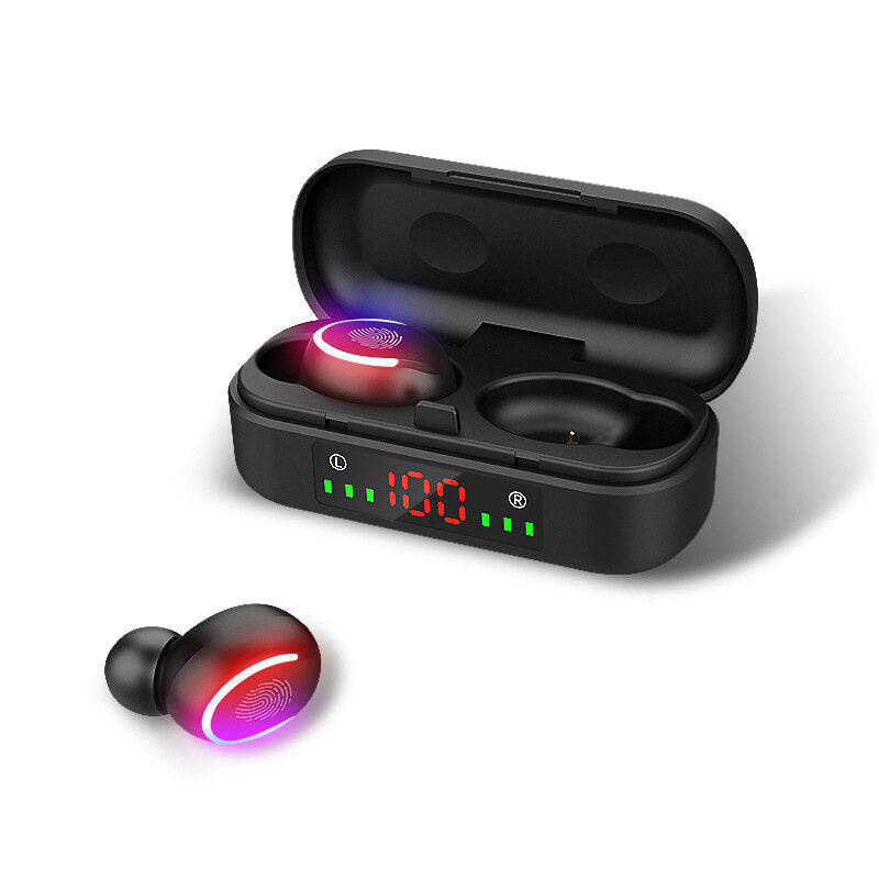 TWS Wireless Earbuds Bluetooth 5.0 In Ear Earphone Mini Sports Music Hi-Fi Stereo LED Display Headphones for iPhone