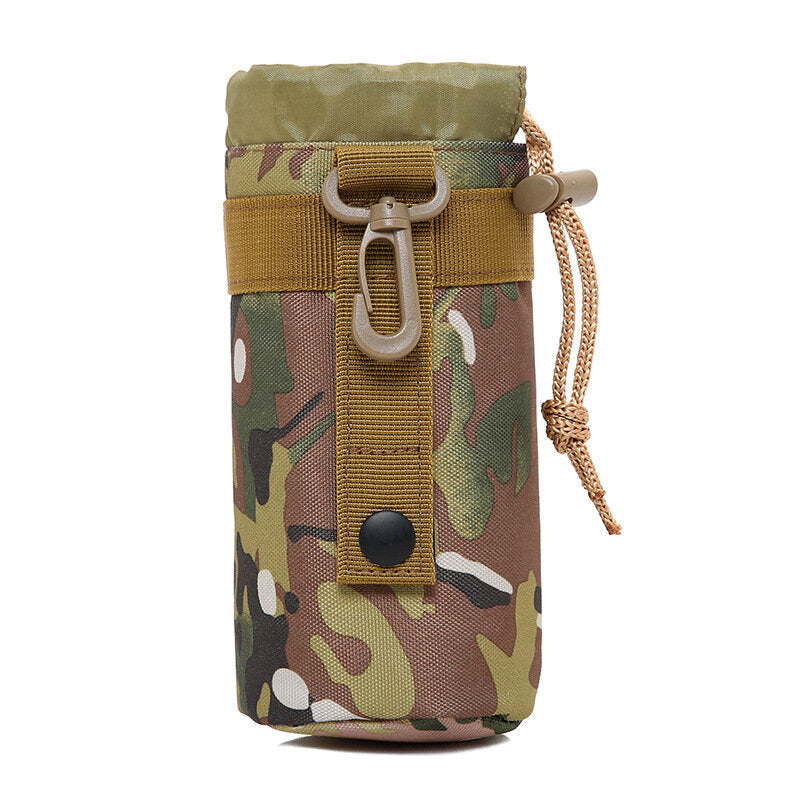 19x8cm Tactical Water Bottle Bag Kettle Pouch Water Cup Waist Shoulder Bag