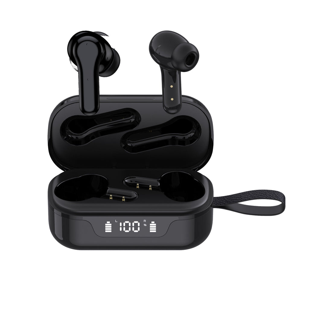 TWS Earphone Dual Digital Display Bluetooth 5.1 Wireless Headset In-ear Touch Control Hi-Fi Sports Headphones