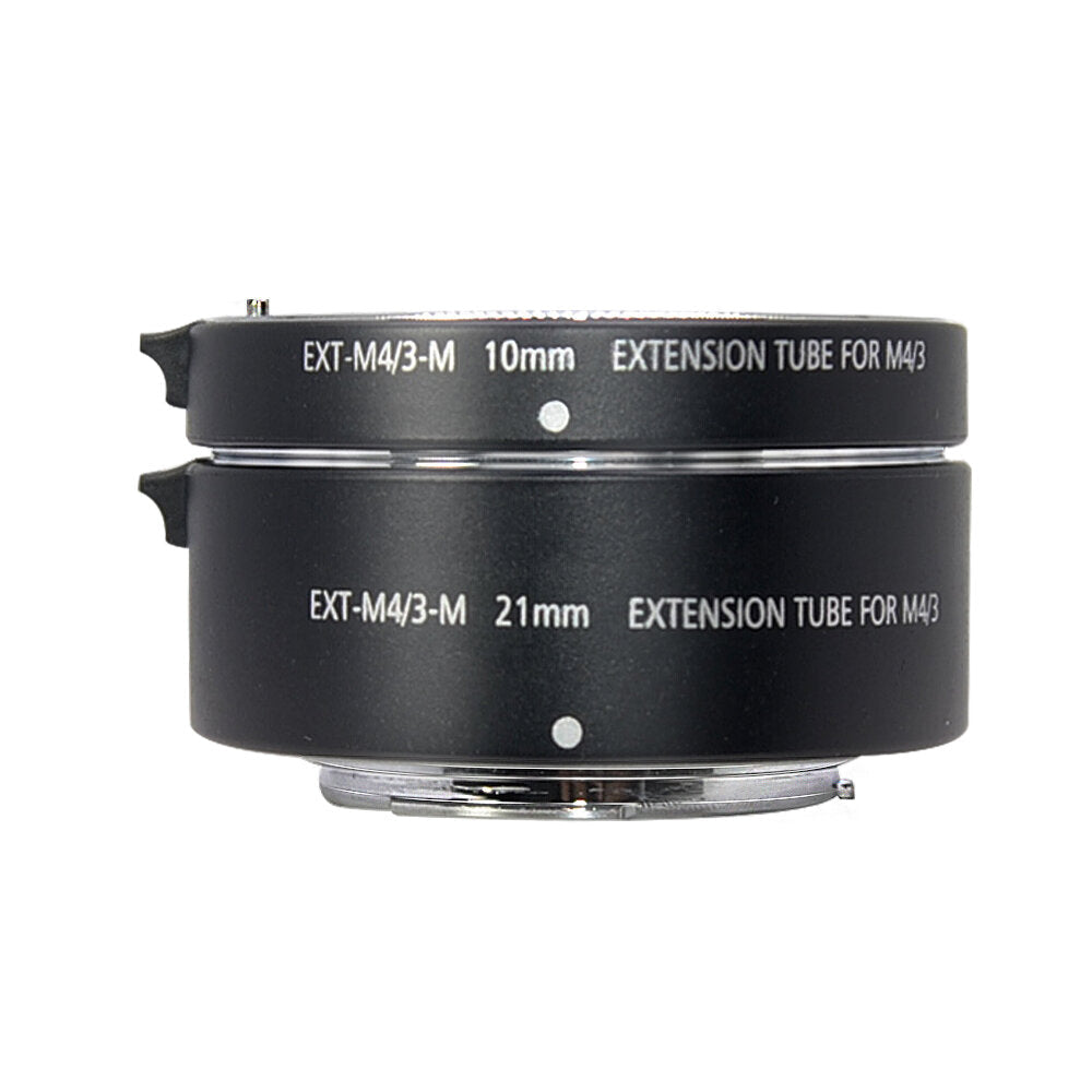 10mm 21mm Metal Auto Focus Macro Extension Tube Ring for Panasonic for Olympus Lumix Micro 4/3 M4/3 Mount E-M5 E-M10 GX7 G6 G85 GX9 G7