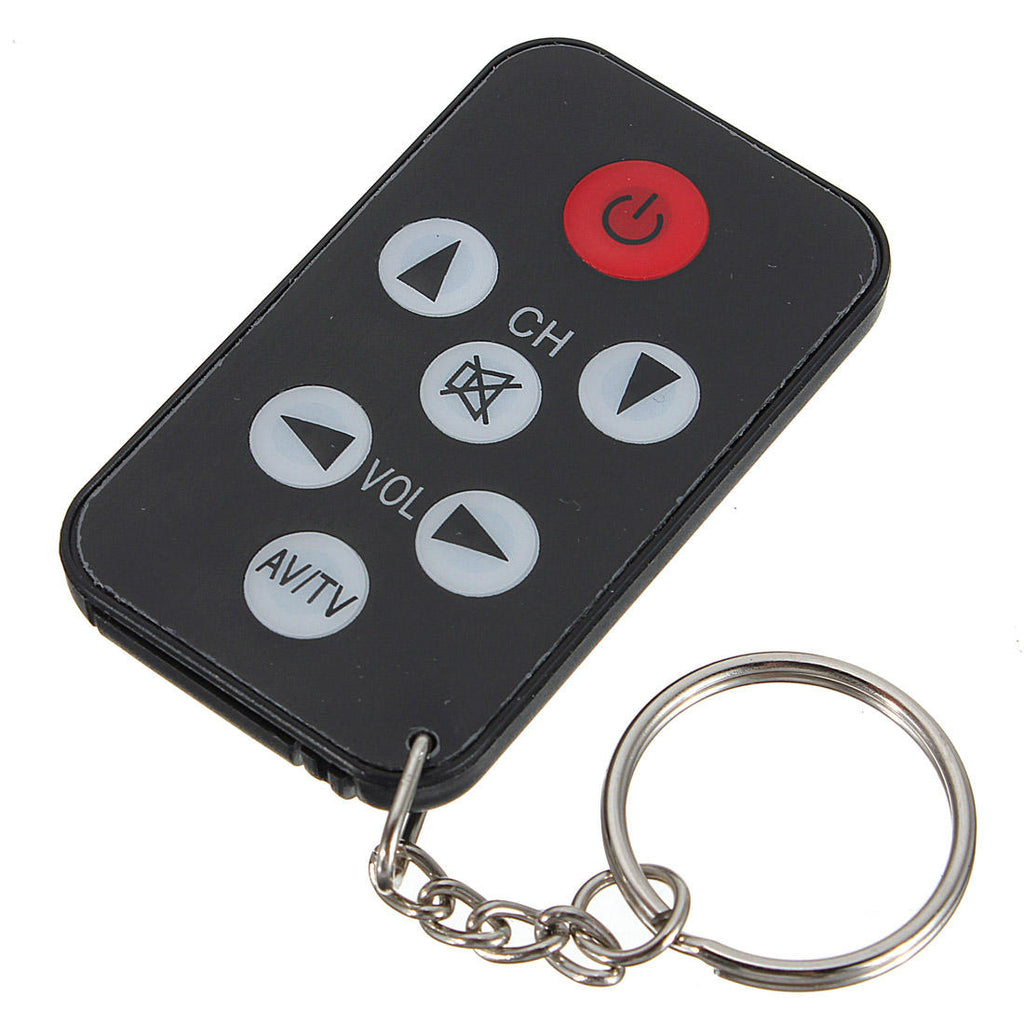 Universal 3pcs Infrared IR Mini TV Remote Control Keychain Key Ring