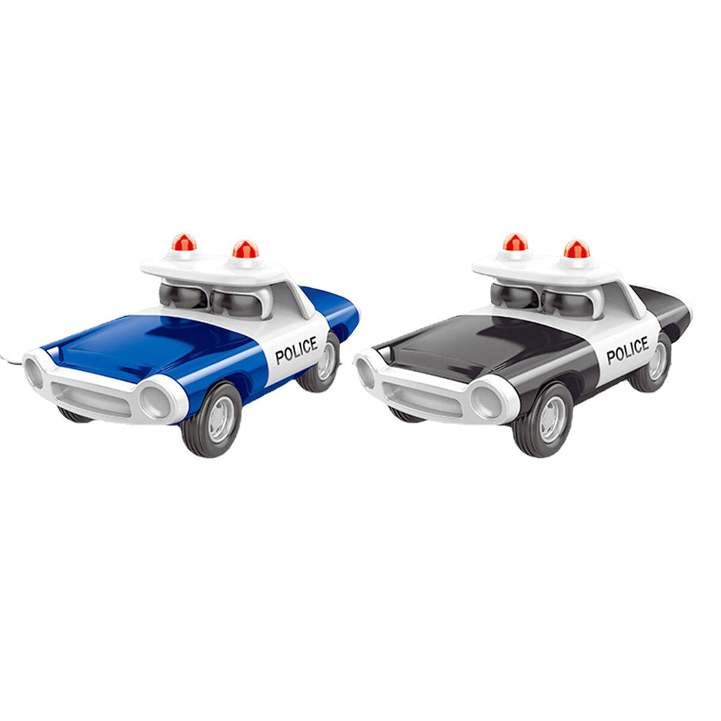 Alloy Police Pull Back Diecast Car Model Toy for Gift Collection Home Decoration